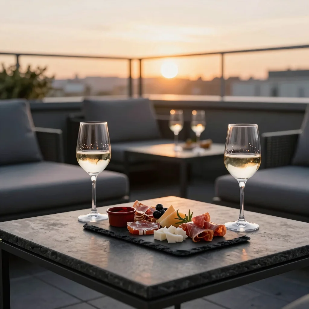 Sunset Rooftop Wine Tasting & Pairings